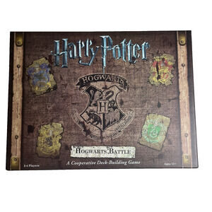 Harry Potter Hogwarts Battle Board Game Cooperative Deck Building COMPLETE EUC